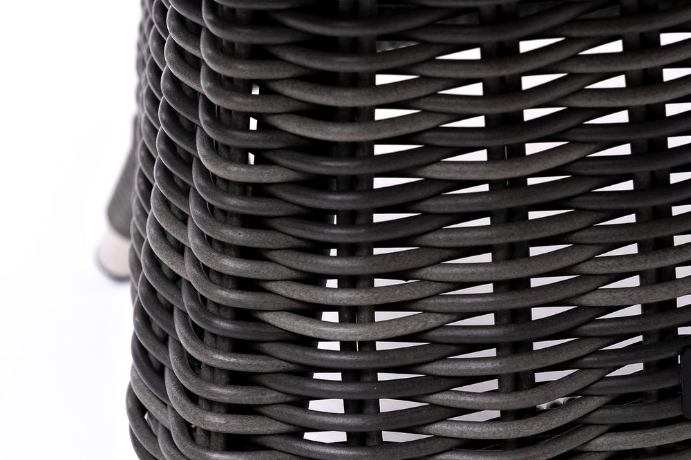 "Равенна" кофейный стол из искусственного ротанга, цвет графит