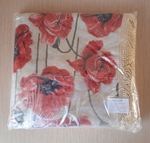 Гобеленовая скатерть Маки 160х200 см