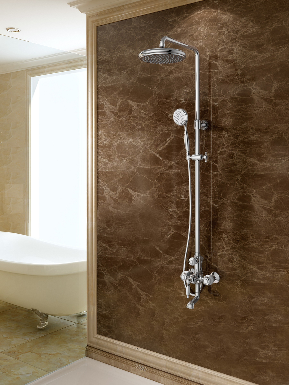 Душевая система AltroBagno Opera 030205 Cr