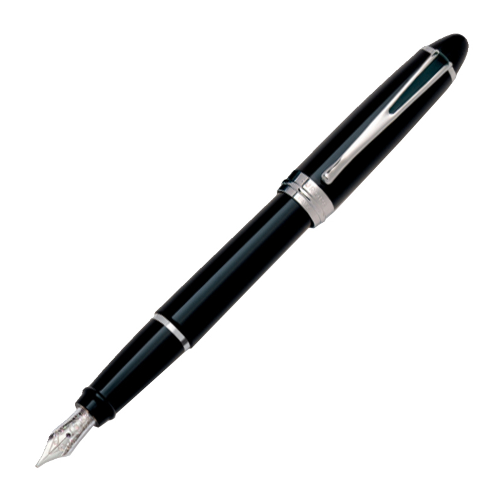 Перьевая ручка Aurora Ipsilon Deluxe Black CT, перо - М, в подарочной коробке