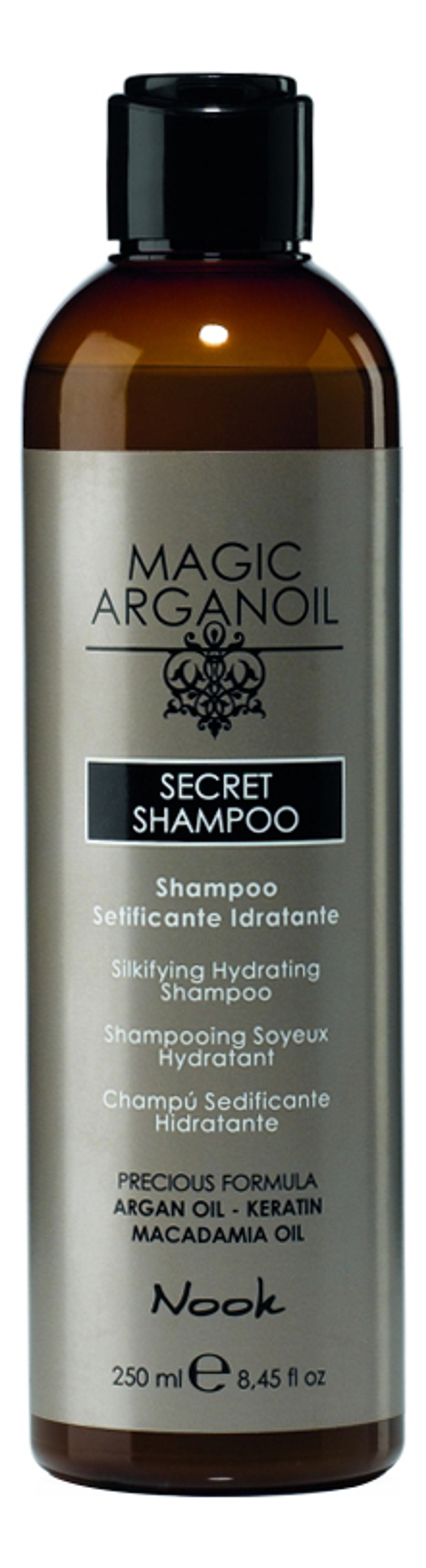NOOK Секретный разглаживающий и увлажняющий шампунь "Магия Арганы" - Secret Shampoo ,250 мл