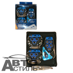 Накладки на педали Nova Bright 33751 анодированые синие вставками