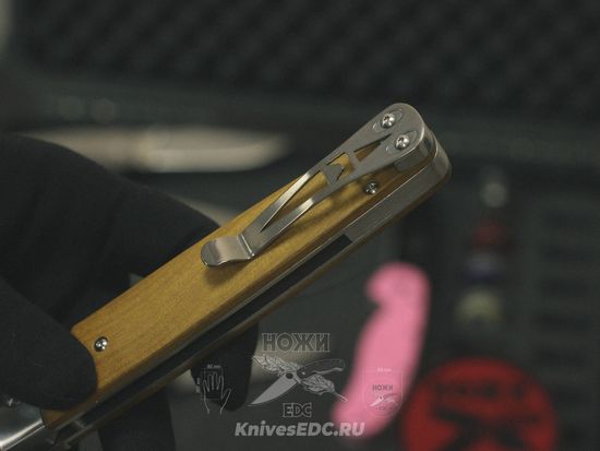 Складной нож якут Steelclaw Саха c клинком из стали D2, рукоять дерево