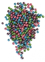 Шарики кранч голубой, розовый зеленый 6-8мм 100 гр.