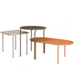 Столик кофейный металлический Scab Design Dress Code, оливковый, черный