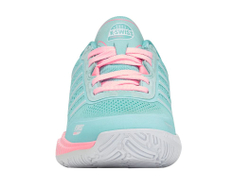 Женские кроссовки для Падел K-Swiss Ultra Court Padel - soft neon blue/white/bubble gum