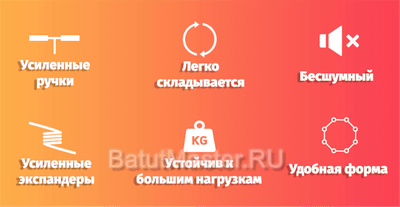 Каркасный батут с Т-образной ручкой, розовый, диаметр 4 фт, восьмиугольный