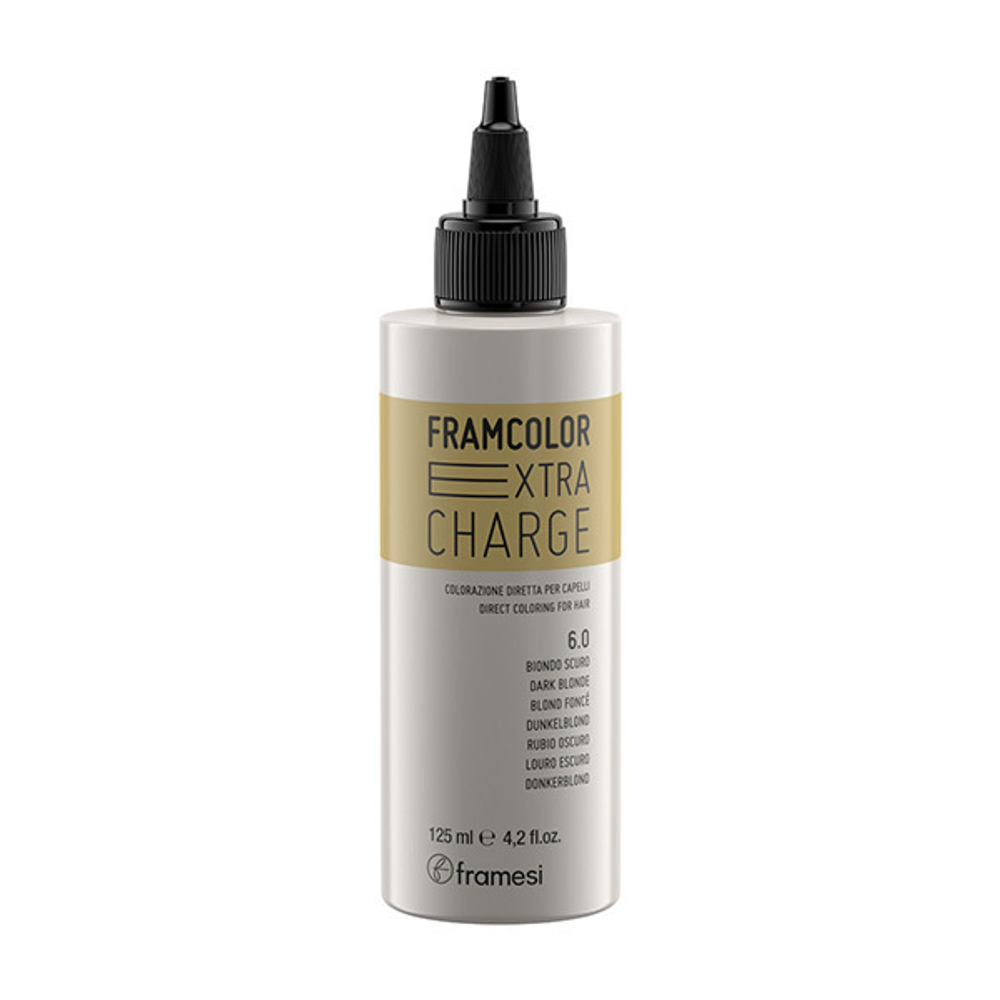 Прямой пигмент для волос Оттенок #6.0 Темный блондин Framesi Framcolor Extra Charge Dark Blonde 125мл