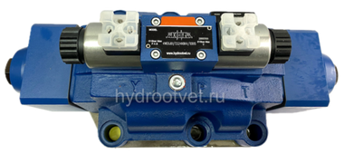 4WEH32Q6X/6EG24N9ETK4/B10 - Гидрораспределитель с электроуправлением Ду32 схема Q (84), напряжение G24, каналы управления ET - X и Y - внутренние