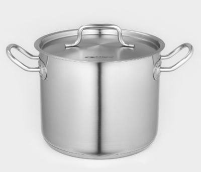 Кастрюля Катунь «Общепит», 5 л, d=20 см, h=16 см, капсульное дно, индукция, нержавеющая сталь