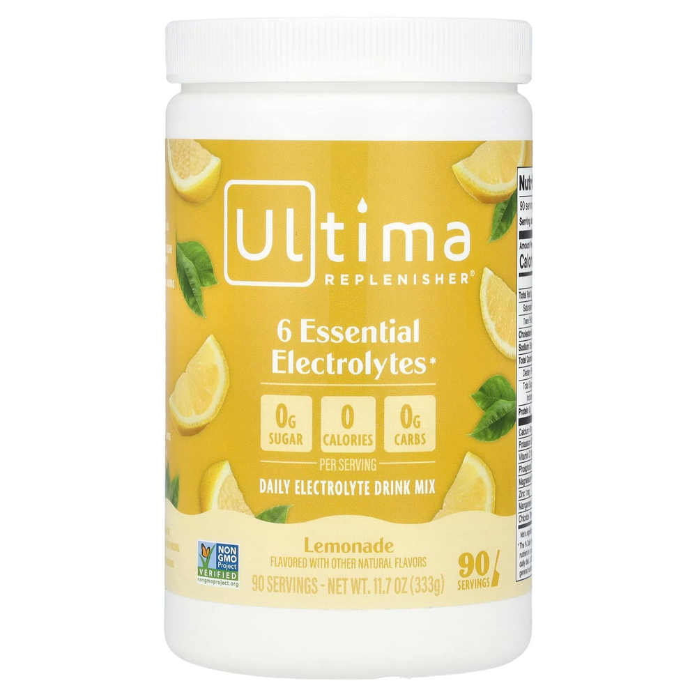 Ultima Replenisher, Daily Electrolyte Drink Mix, лимонад, 333 г (11,7 унции)