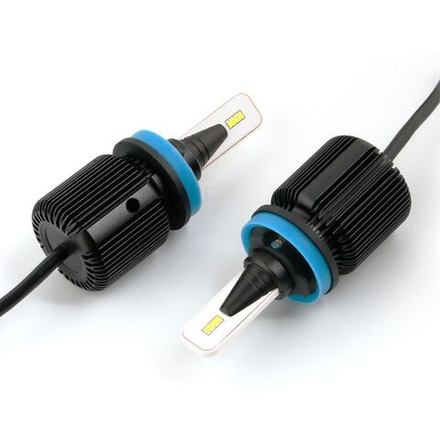 Cветодиодные лампы H8/H9/H11/H16 Sariti J1 Seoul Csp, 5500К, 12V, 25W, EMC (комплект, 2шт)