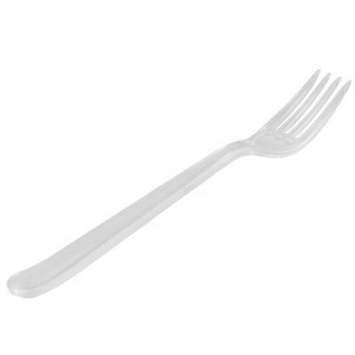 Вилка одноразовая 180 мм Премиум прозрачная (Элпак) (50/1500 шт.)