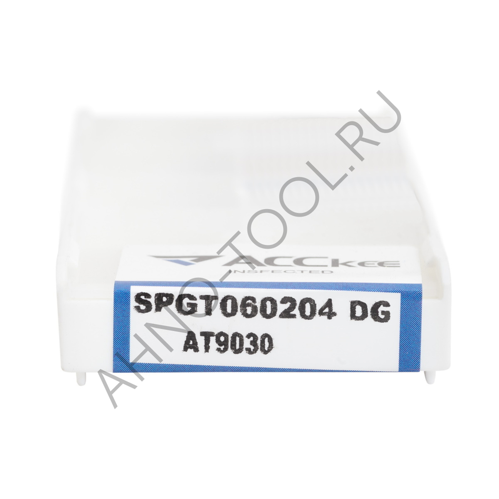 Пластина твердосплавная SPGT060204 DG, AT9030 "ACCKee"