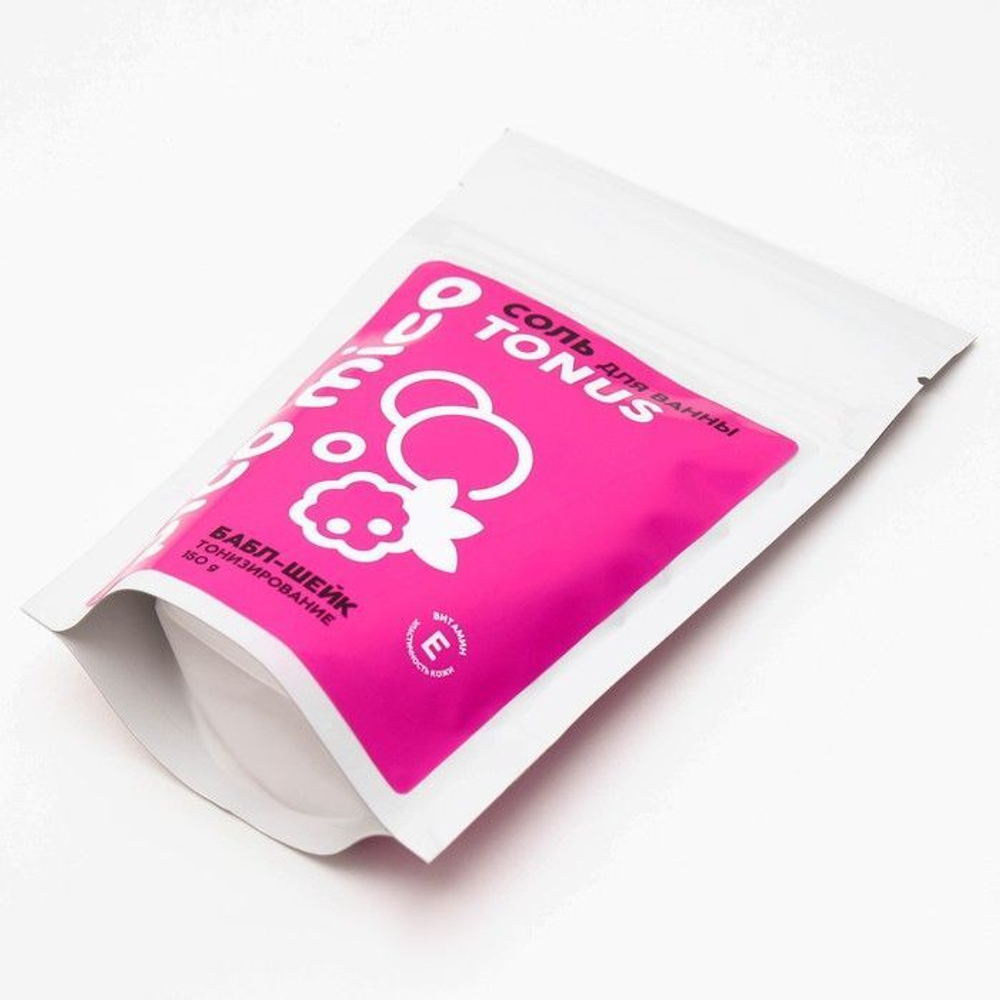 Соль для ванны «PICO MICO-Tonus - баббл шейк» с витамином Е - 150 гр.