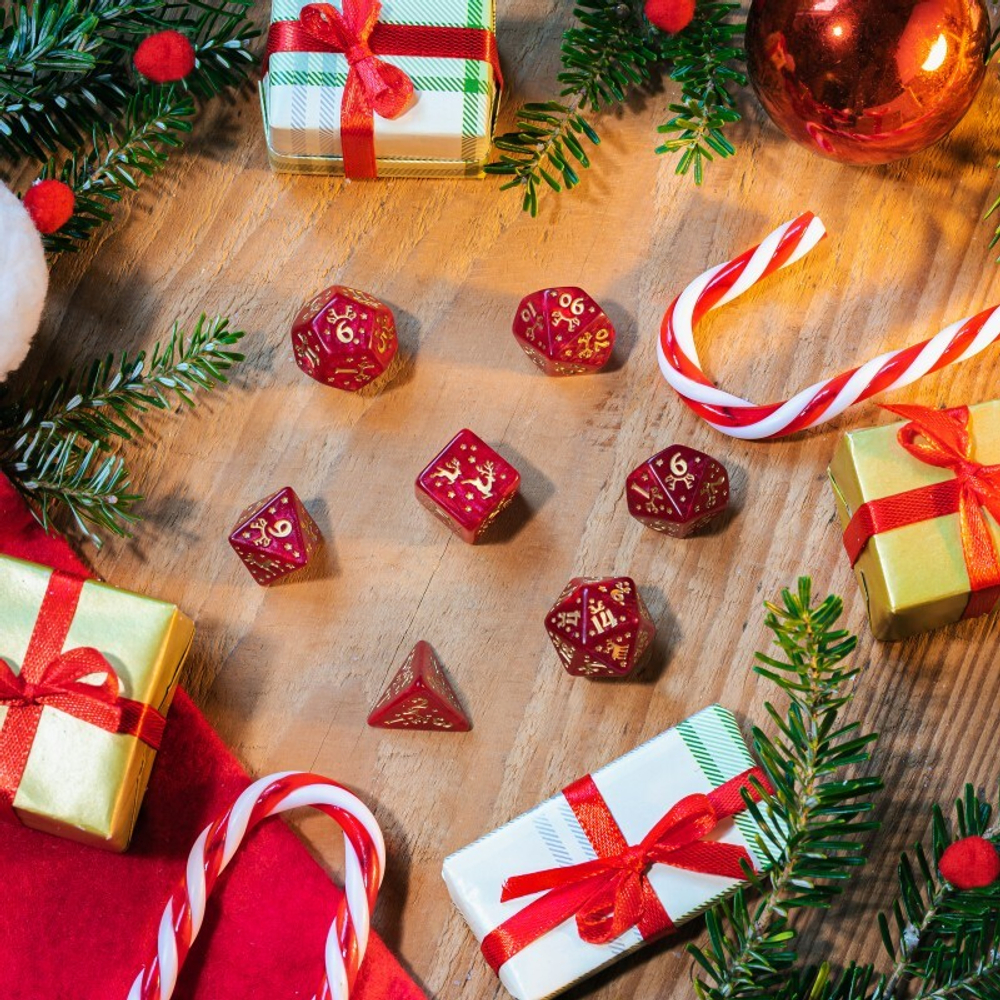 Christmas Dice Set