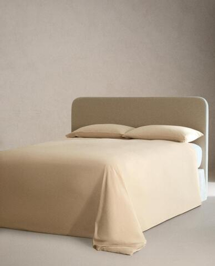 ZARA HOME ПОДОДЕЯЛЬНИК ИЗ РЕЛЬЕФНОЙ ТКАНИ, БЕЖЕВЫЙ