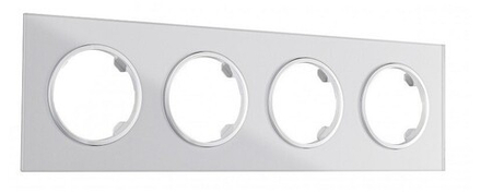 Рамка на 4 поста Arte Milano am-502.01 502.01-4.silver