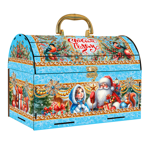 ЛАРЕЦ ГОЛУБОЙ 1500г ФАНЕРА