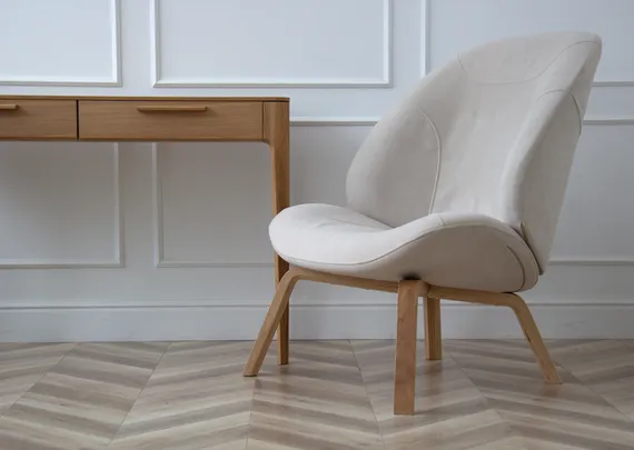 Кресло Ellipse E8.1 (молочный, антивандальная)