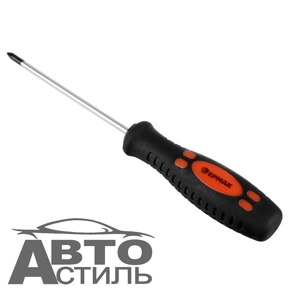 Отвертка  4,0*100мм КРЕСТ PH0 ЕРМАК 651133