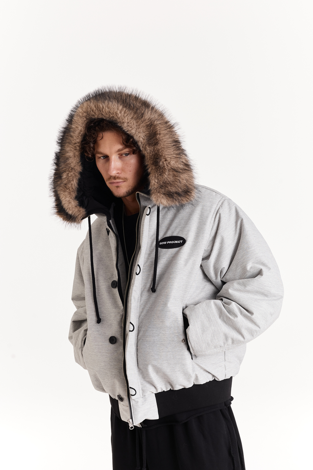 Bomber Alaska Grey Melange