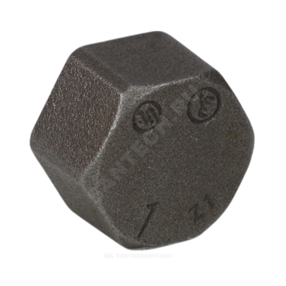 Заглушка чугун Ду 40 (1 1/2") ВР Fittex PLUS