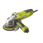 Машина угловая шлифовальная электрическая Ryobi RAG1010-125SF