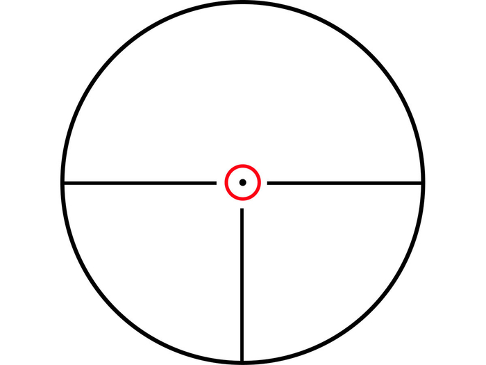 Прицел Konuspro M-30 1-6x24, сетка Center Dot