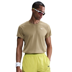 Мужская теннисная футболка Nike Court Victory - парашют бежевый/белый