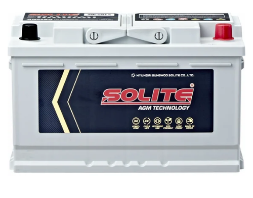 Аккумулятор 6СТ-80 А.ч., о.п., R+, Solite AGM