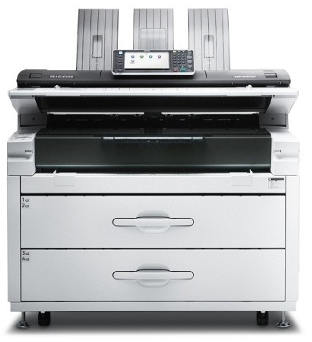 МФУ лазерное широкоформатное черно-белое Ricoh MP W7100SP