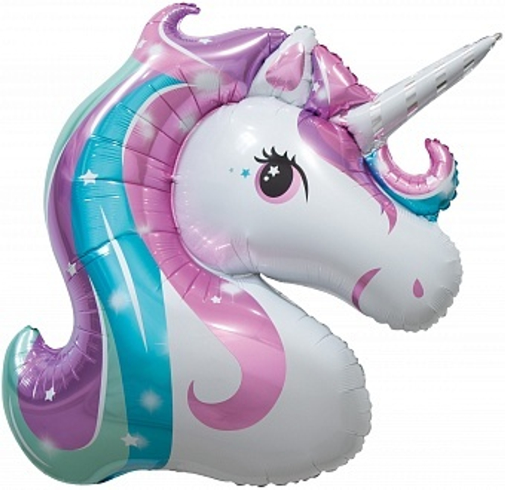 К Фигура Голова Звездный Единорог 45''/114 см.