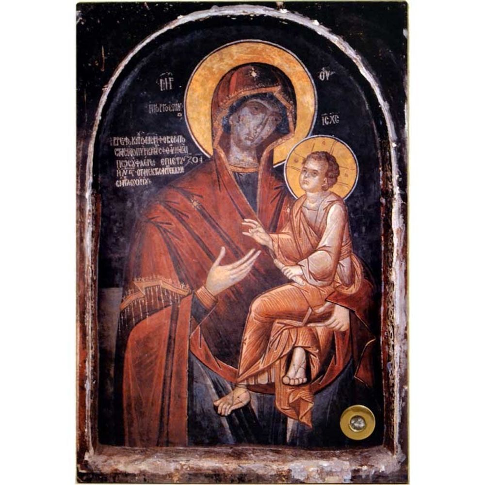 Скоропослушница. Икона Божьей Матери с мощевиком
