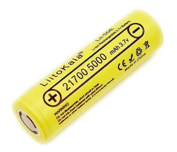 Аккумулятор Li-Ion LiitoKala Lii-50E 21700 5000 mA/h