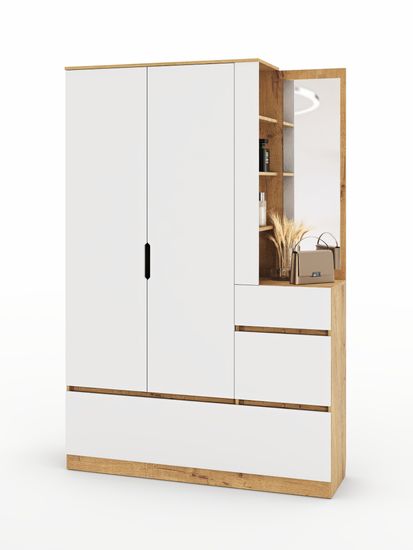 дуб бунратти / белый