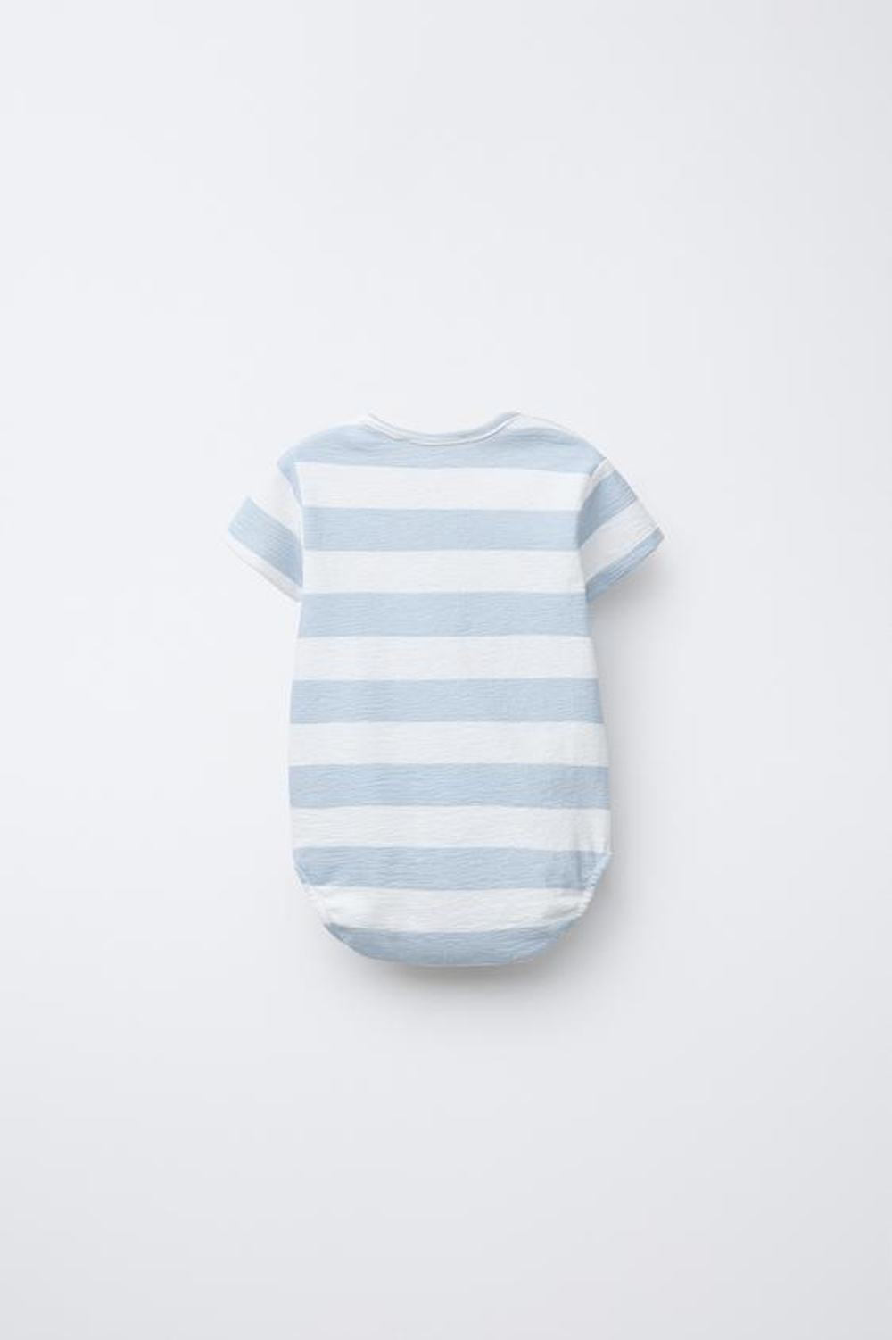 ZARA БОДИ В ПОЛОСКУ, ГОЛУБОЙ