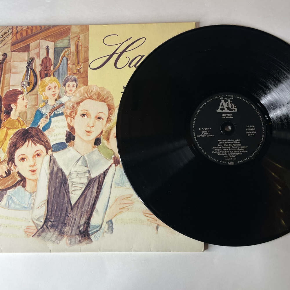 Винтажная виниловая пластинка LP Karlheinz Bohm, Haydn Fur Kinder Гайдн Для Детей (Германия 1979)