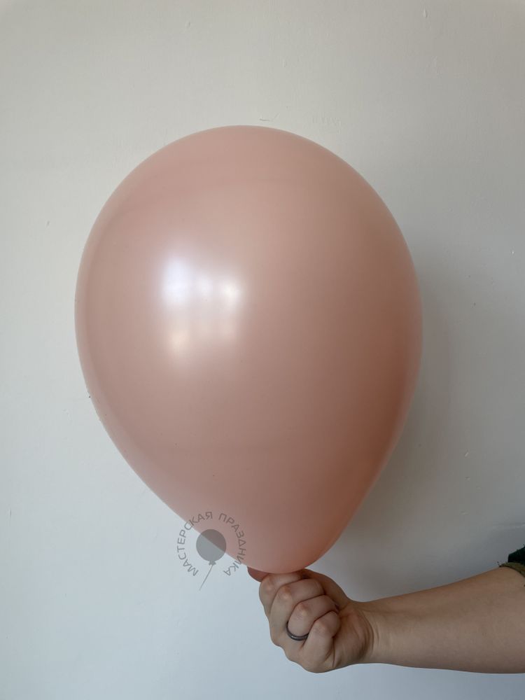 S Шар 12"/30 см, пастель, дыня матовый / macaron Melon (663) (БГ-17)