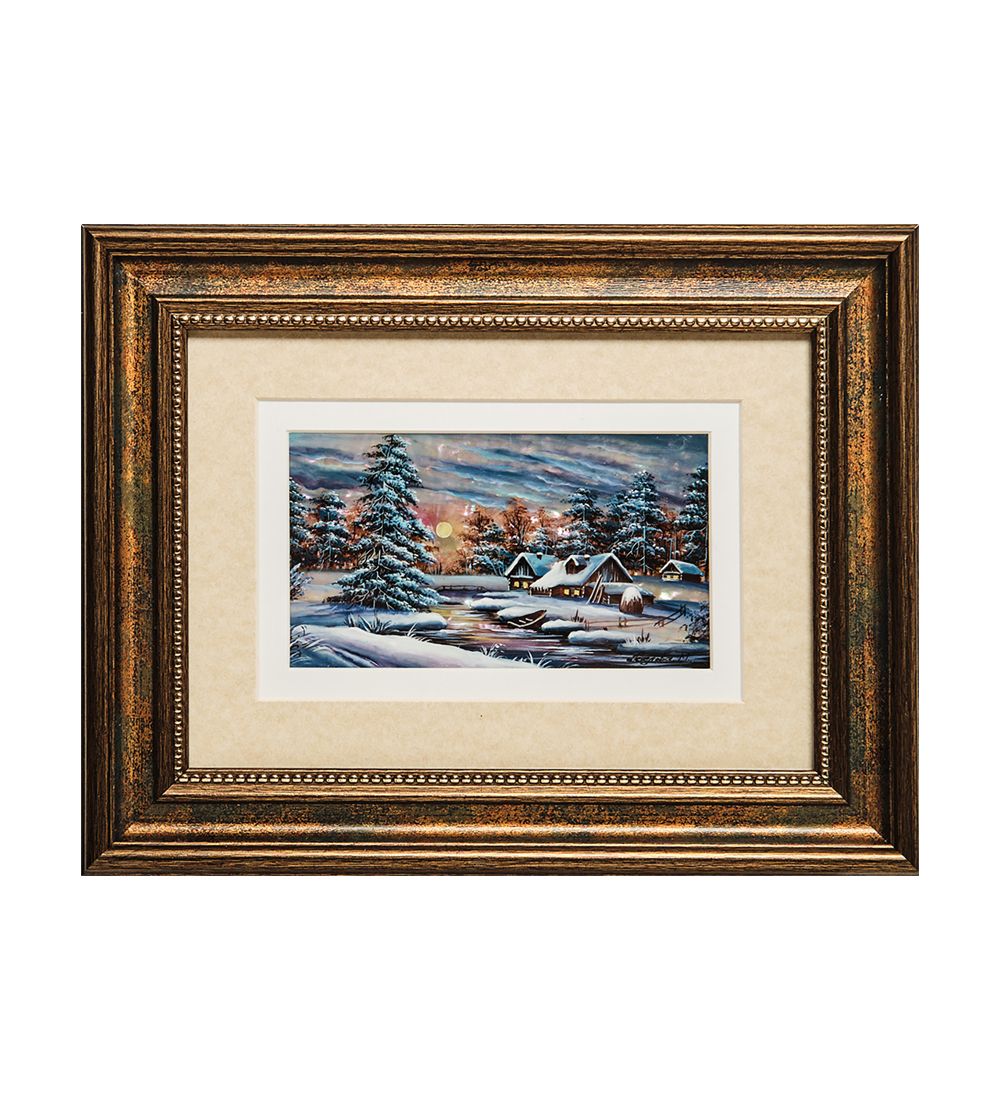 Народные промыслы ШК-55/215-01 Панно «Зимний пейзаж»