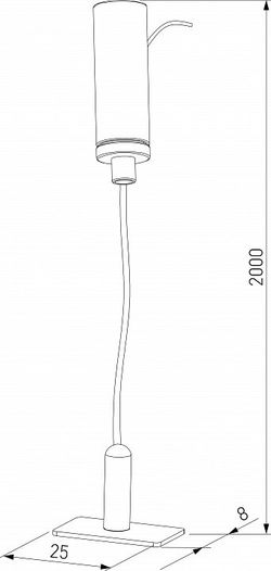 Подвес для трека Elektrostandard Mini Magnetic a067255