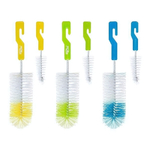 Ершики для мытья бутылочек и сосок 2 шт, (ПП, нейлон, нерж.сталь), 0+ (Пома)