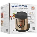 Мультиварка POLARIS PMC 0351AD, 600 Вт, 3 л, 10 программ, таймер, бронзовый