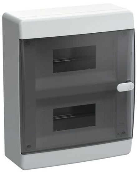 Корпус ЩРН-П-18 UNION Compact IP41 черн. прозр. дверь пластик. IEK UIC-KP12-N-18-41-K01