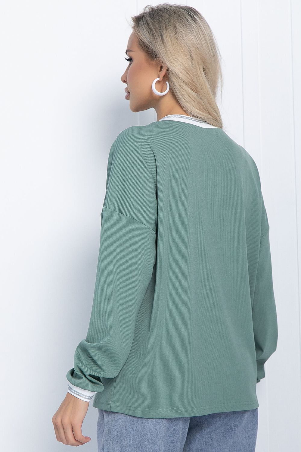 Джемпер Ванильные небеса (олива) Б11385 LT Collection (Акция)