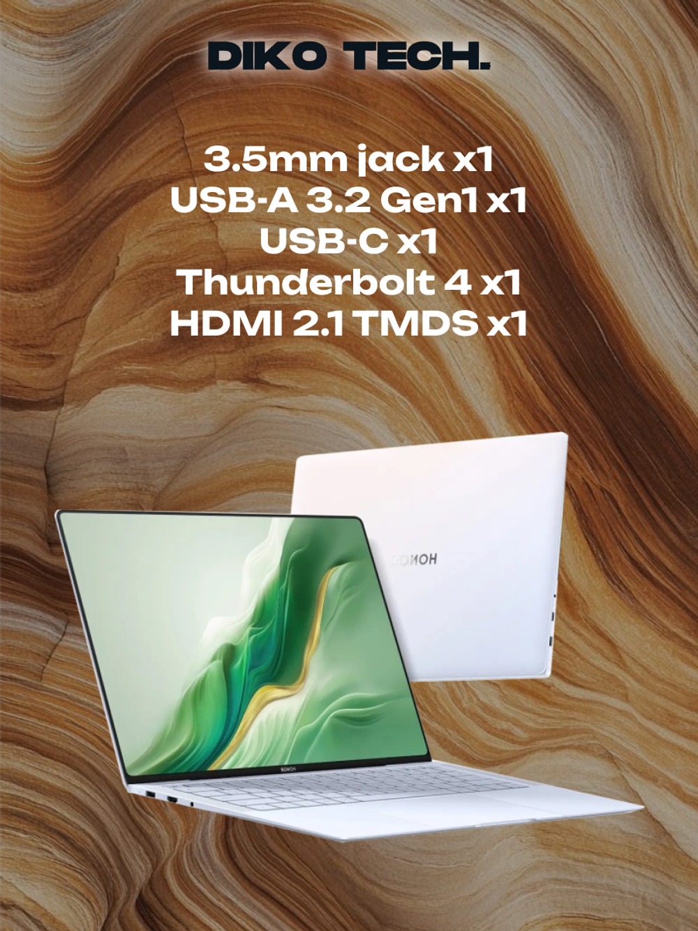 Ноутбук HONOR MagicBook Art 14 2025 / Ultra 7 255H / 32GB / 1TB / LIGHT BLUE