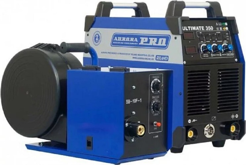 Сварочный полуавтомат AURORA ULTIMATE 350 с закрытым подающим многофункциональный (MIG/MAG, MMA) 19236
