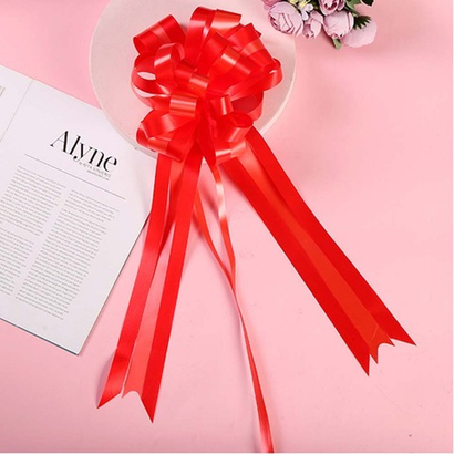 Набор подарочных бантов из 10шт (красный)