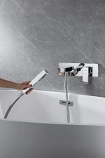Смеситель для ванны Allen Brau Infinity 5.21007-BN никель брашированный
