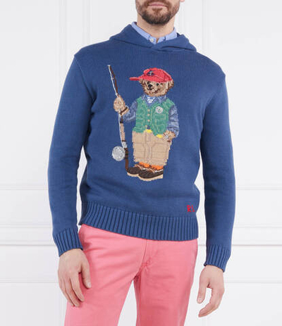 Свитер POLO RALPH LAUREN - голубой(710899223)